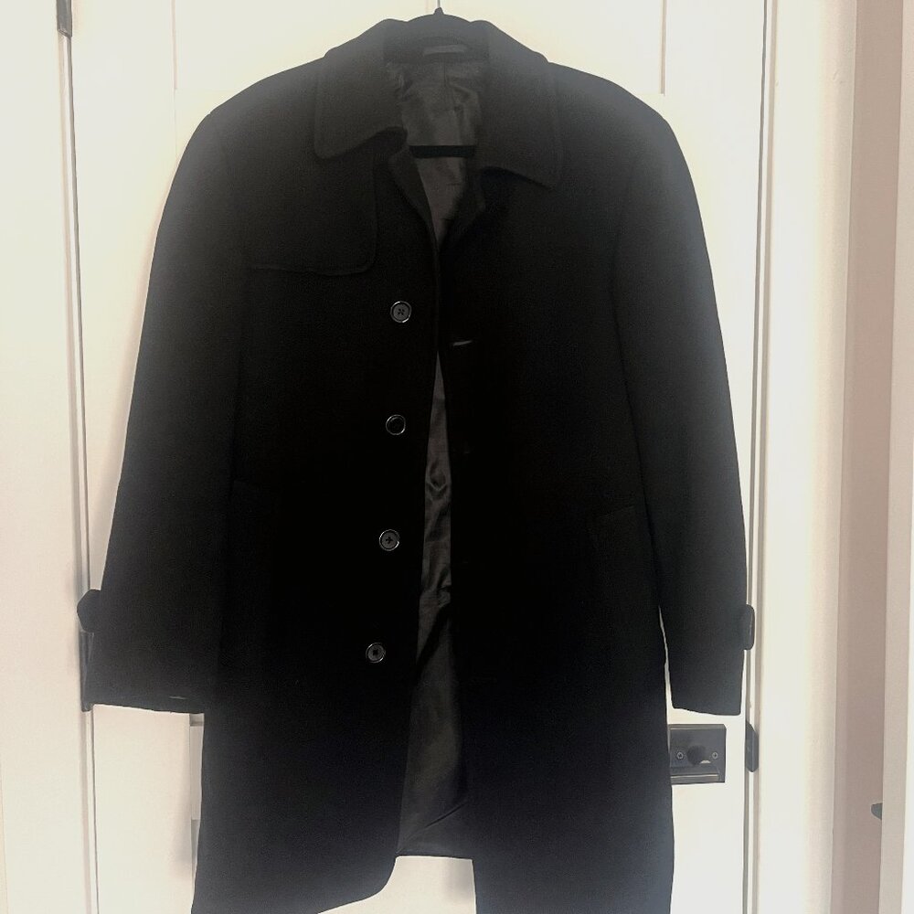 DKNY Wool Cashmere Blend Overcoat